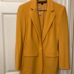 Classic Boyfriend Blazer New with Tag Yellow